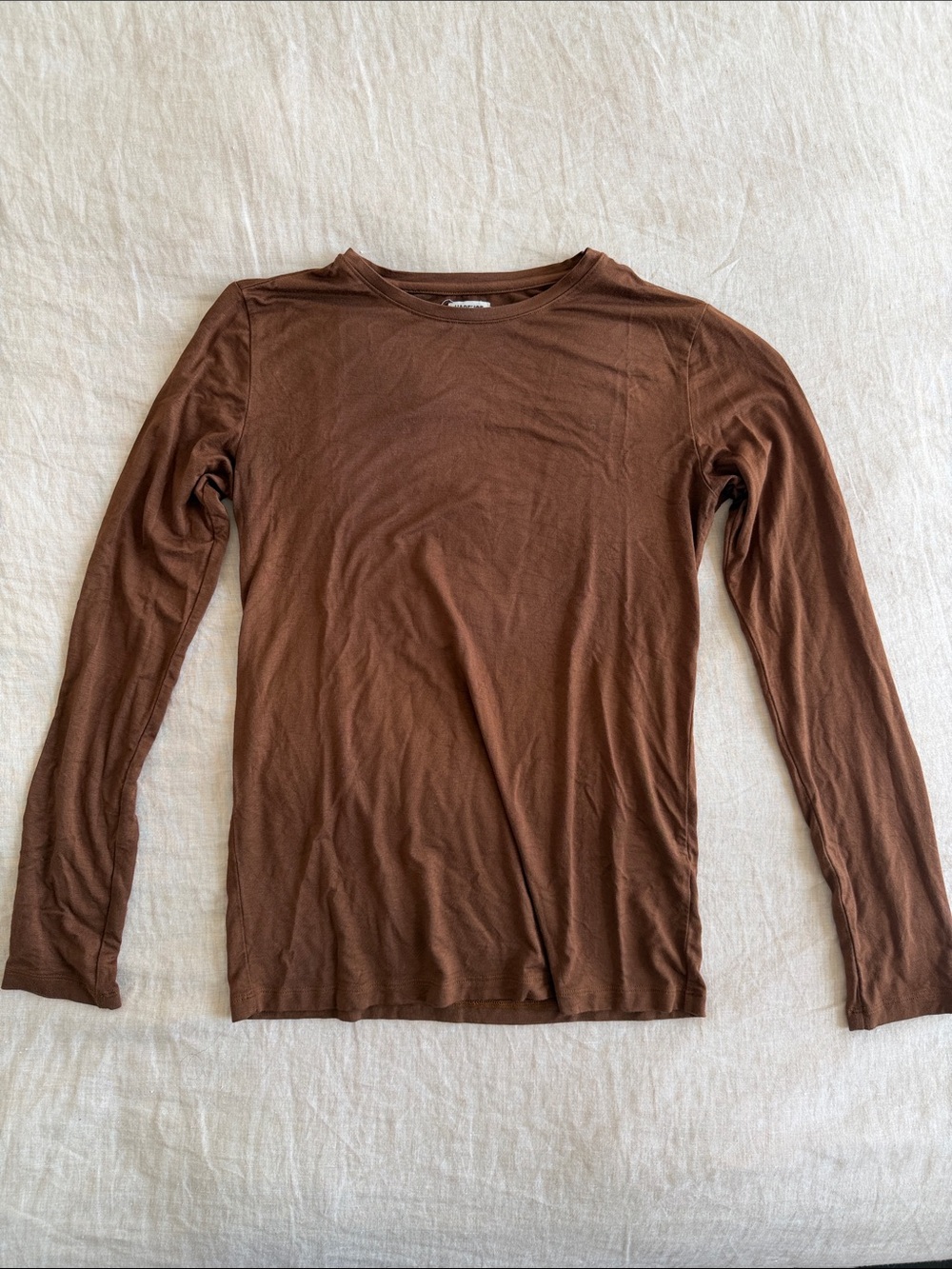 L’AGENCE Tess Long Sleeve Crewneck Top - Small